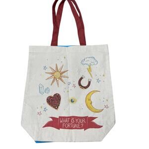 Swarovski Lucky Goddess Crystal Canvas Tote Bag